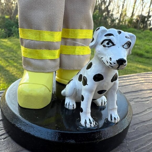Fireman and Dalmatian Dog Nutcracker Christmas Decoration Holiday Decor Gift - Picture 5 of 8
